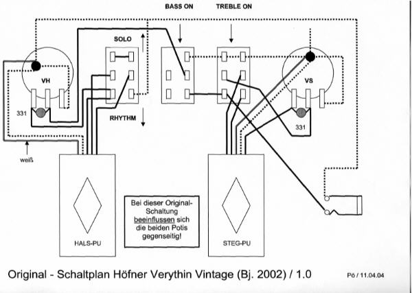 Acoustic Guitar Pickup Wiring Diagram from www.vintagehofner.co.uk