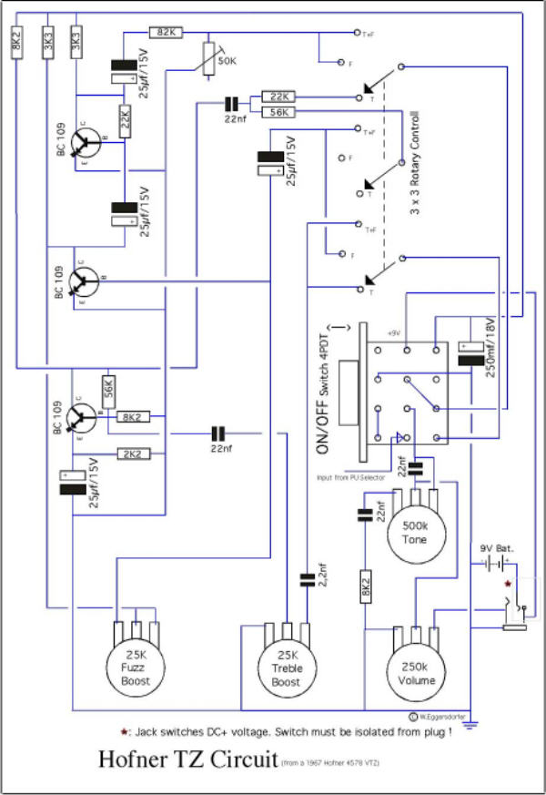 Hofner 500/1 Bass Guitar Schematic Diagram wiring diagram for strat 